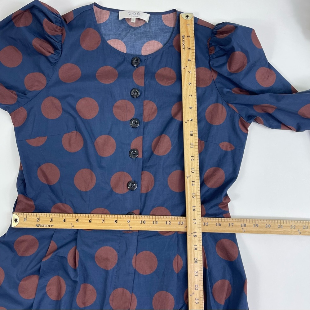 Sea New York Jumpsuit Sz 10 Penny Polka Dot - Picture 10 of 17